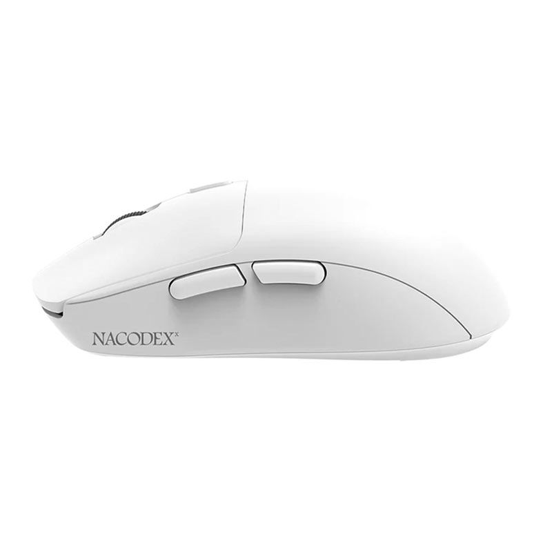 PRE VENDA - Mouse Gamer Ajazz NJ07, 12800DPI, 6 Botoes, Tri-Mode, Branco, NJ07-WH