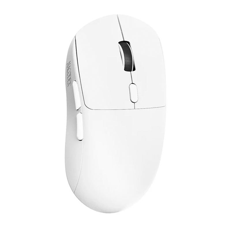 PRE VENDA - Mouse Gamer Ajazz NJ07, 12800DPI, 6 Botoes, Tri-Mode, Branco, NJ07-WH