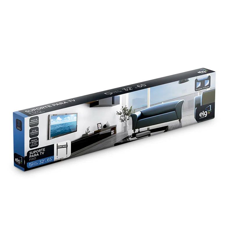 Suporte Para TV/Monitor ELG, 32 Pol. a 65 Pol., Preto, NO1V4