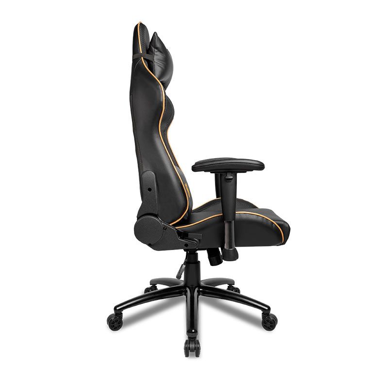 Cadeira Gamer Netenho Miramar V2, Espuma Moldada, Preto e Dourado, NT-MRM-V2