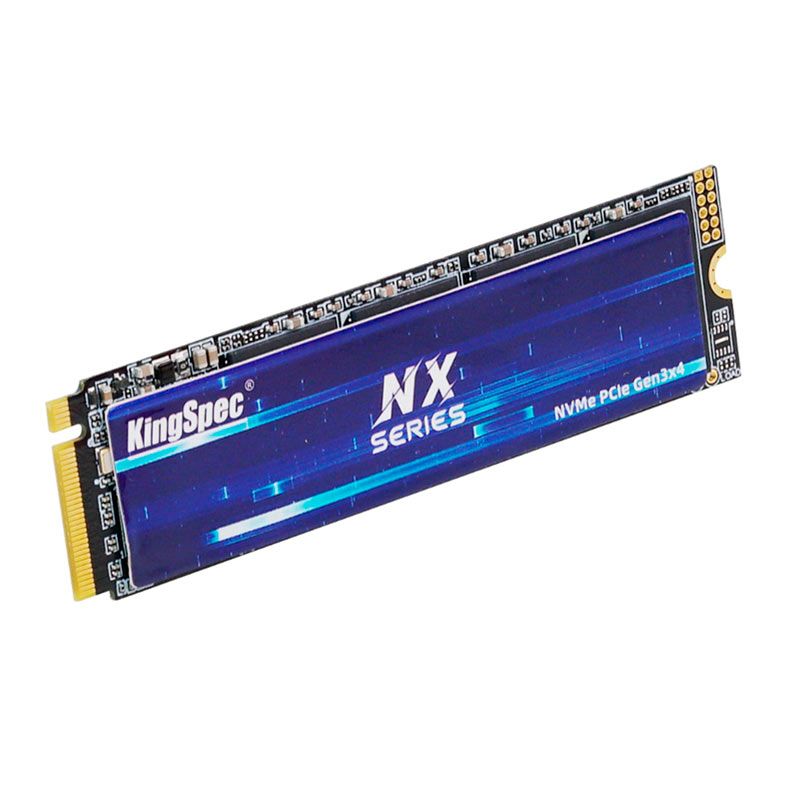 SSD Kingspec, 1TB, M.2 2280, PCIe NVMe, Leitura 3400MB/s, Gravacao 3100MB/s, NX-1TB-2280