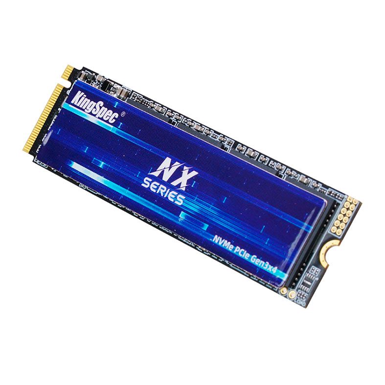 SSD Kingspec, 1TB, M.2 2280, PCIe NVMe, Leitura 3400MB/s, Gravacao 3100MB/s, NX-1TB-2280