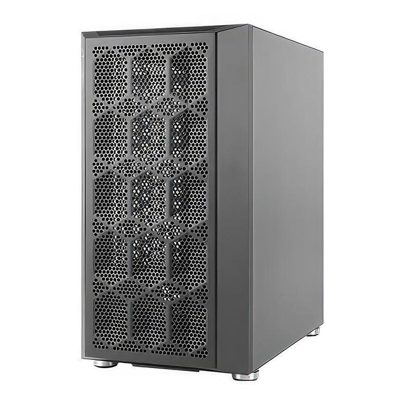 Gabinete Gamer Antec NX200M, RGB, Mini-Tower, Lateral de vidro, Com 3 Fans, Preto, NX200M-BK