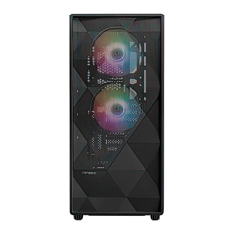 Gabinete Gamer Antec NX270 Elite, RGB, Mid-Tower, Lateral de Vidro, Com 3 Fans, Preto, NX270-ELITE