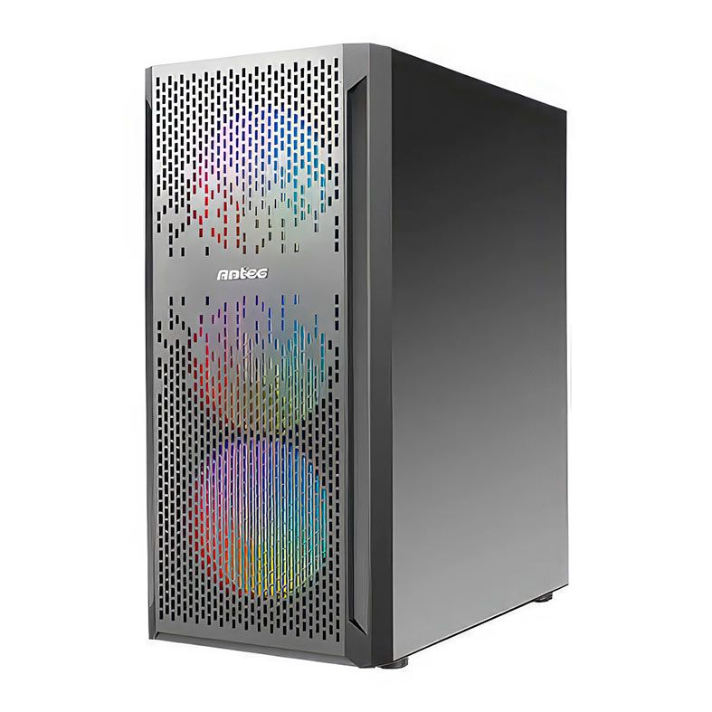 Gabinete Gamer Antec NX290, RGB, Mesh, Mid-Tower, Lateral de Vidro, Preto, NX290-BK