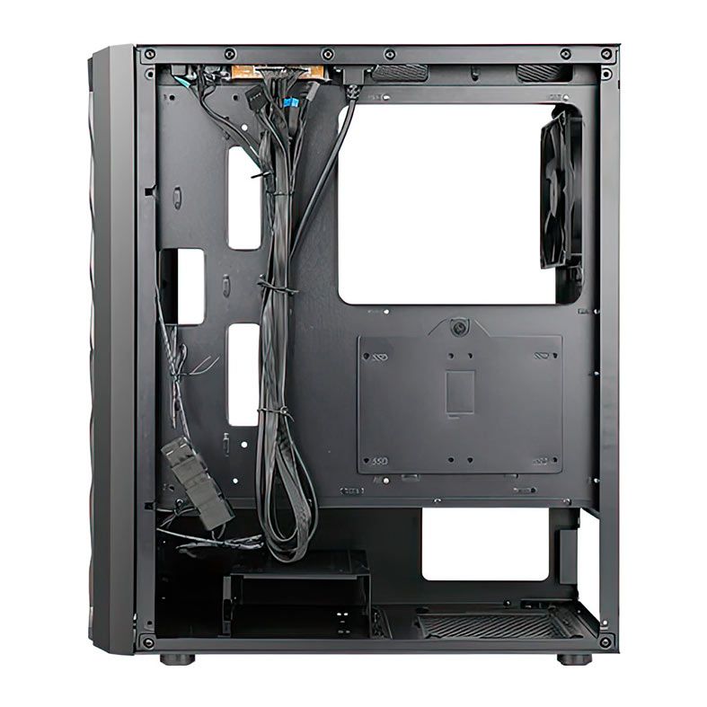 Gabinete Gamer Antec NX291, Mesh, Mid-Tower, Lateral de Vidro, Com 4 Fans, Preto, NX291-BK