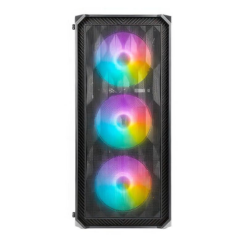 Gabinete Gamer Antec NX292, RGB, Mesh, Mid-Tower, Lateral de Vidro, Com 4 Fans, NX292-BK