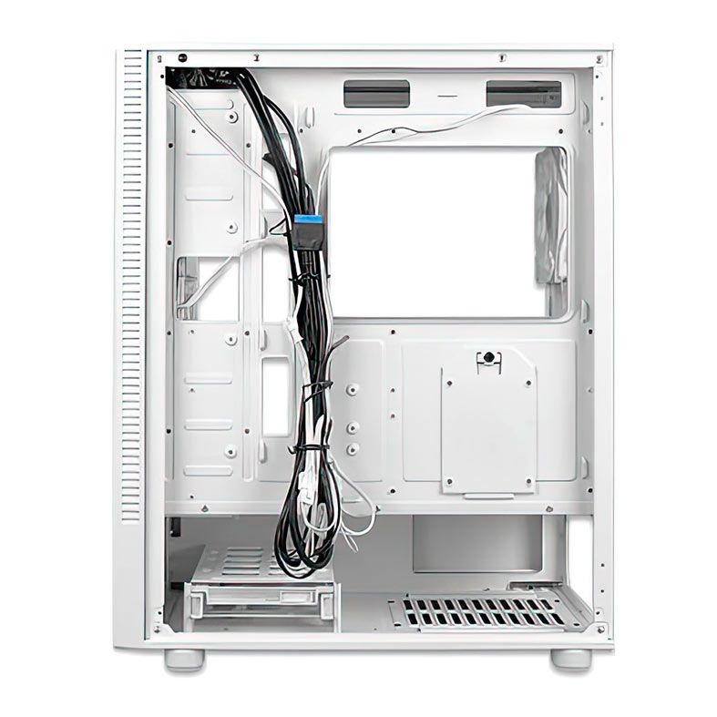 Gabinete Gamer Antec NX410, RGB, Mid-Tower, Lateral de Vidro, Com 3 Fans, Branco,  NX410-V2-WH