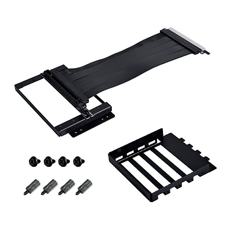 Kit de GPU Vertical Lian Li O11D-1 X-4 Para Gabinete O11 Dynamic, Preto, O11D-1-X-4
