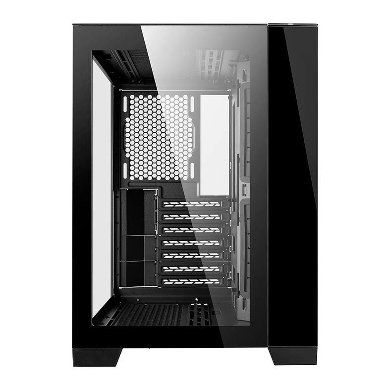 Gabinete Lian Li 011 Dynamic Mini Modular Lateral De Vidro Preto, O11DMINI-X