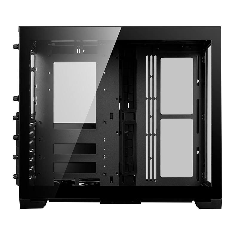 Gabinete Lian Li 011 Dynamic Mini Modular Lateral De Vidro Preto, O11DMINI-X