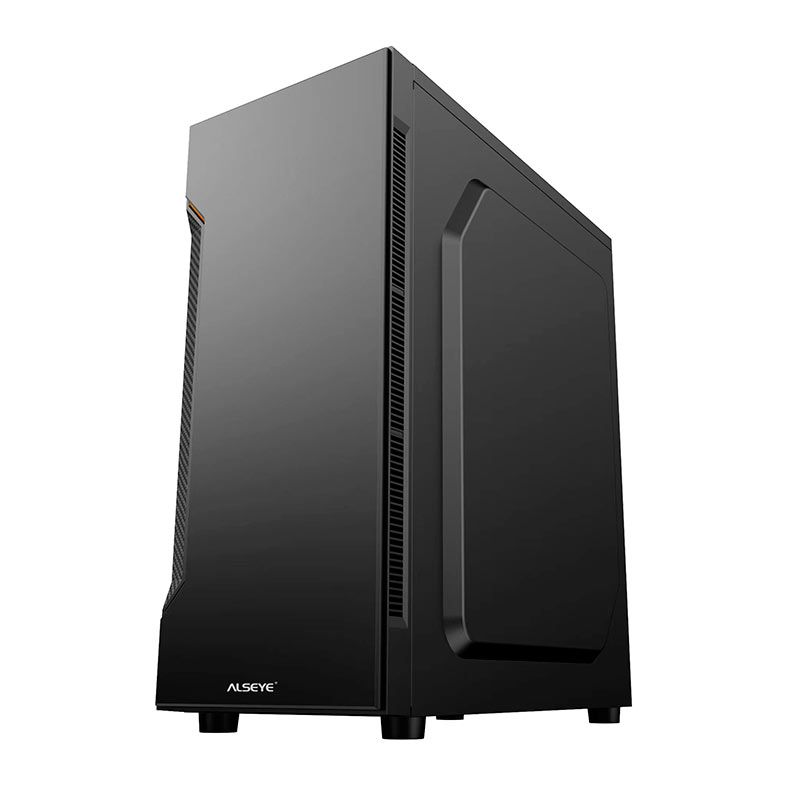 Gabinete Gamer Alseye Ocean, Mid-Tower, Lateral Acrilico, Preto, OCEAN