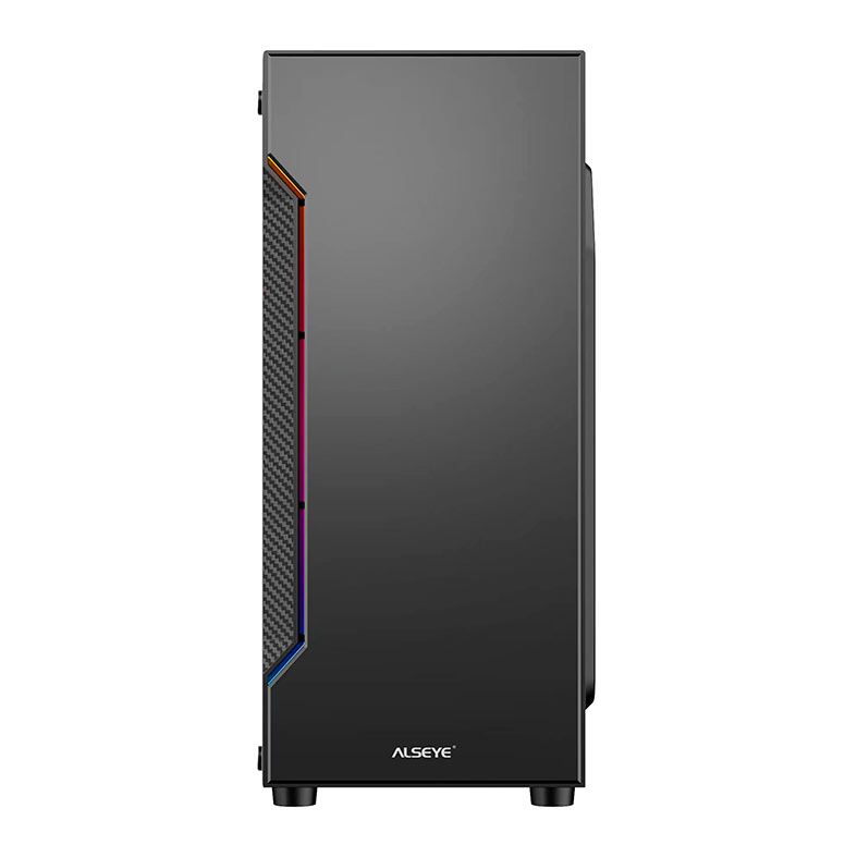 Gabinete Gamer Alseye Ocean, Mid-Tower, Lateral Acrilico, Preto, OCEAN