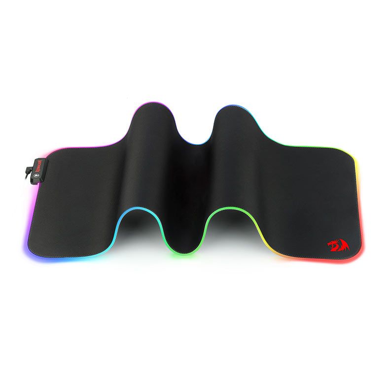 OPENBOX Mousepad Redragon Neptunex, RGB, 800X300X4mm, Preto, P033