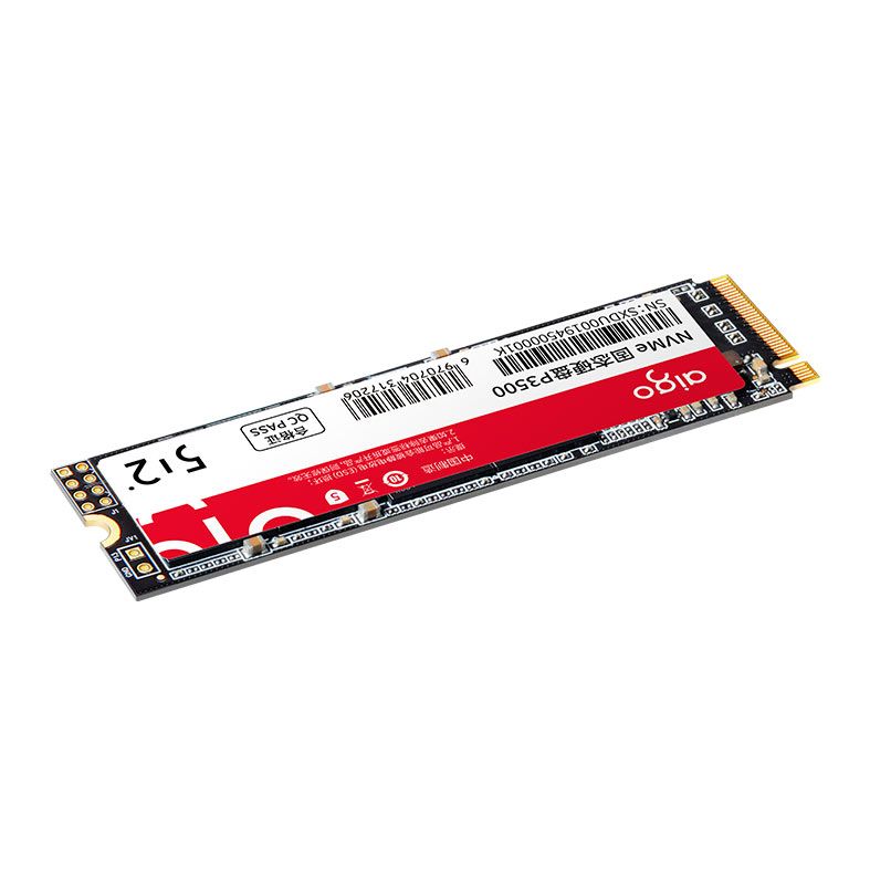 SSD Aigo P3500, 512GB, M.2 2280, PCIe NVMe, Leitura 3500 MB/s, Gravacao 2800 MB/s, P3500-512G