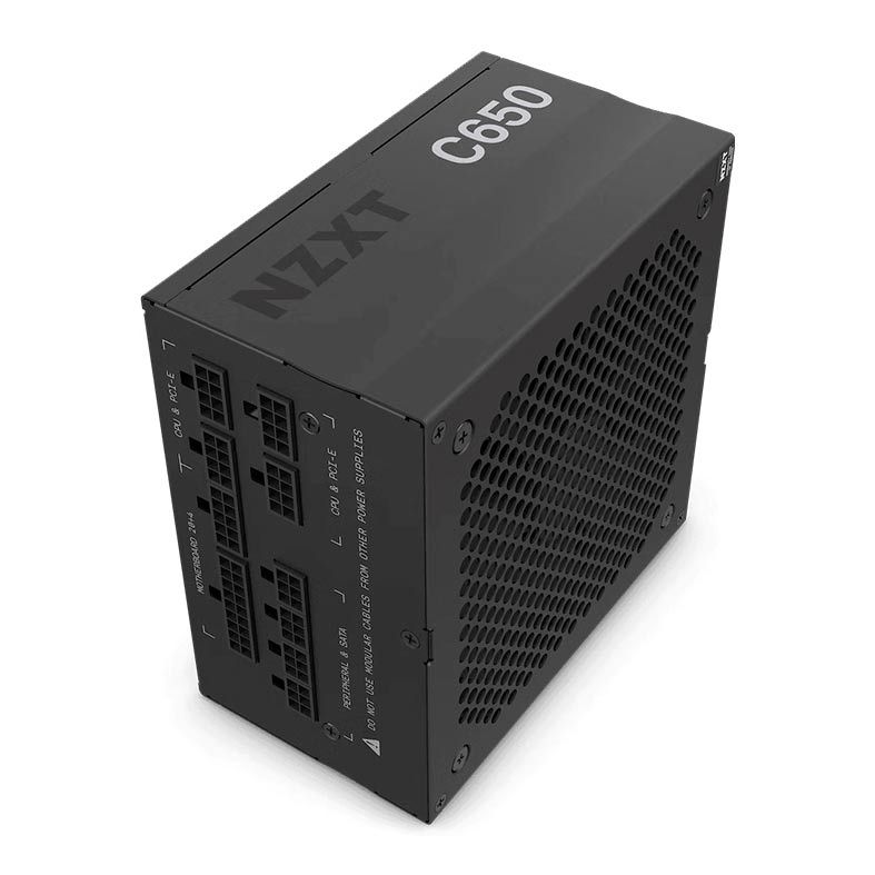 Fonte NZXT C650 Gold, 650w, Full Modular, 80 Plus Gold, Preto, PA-6G1BB-US