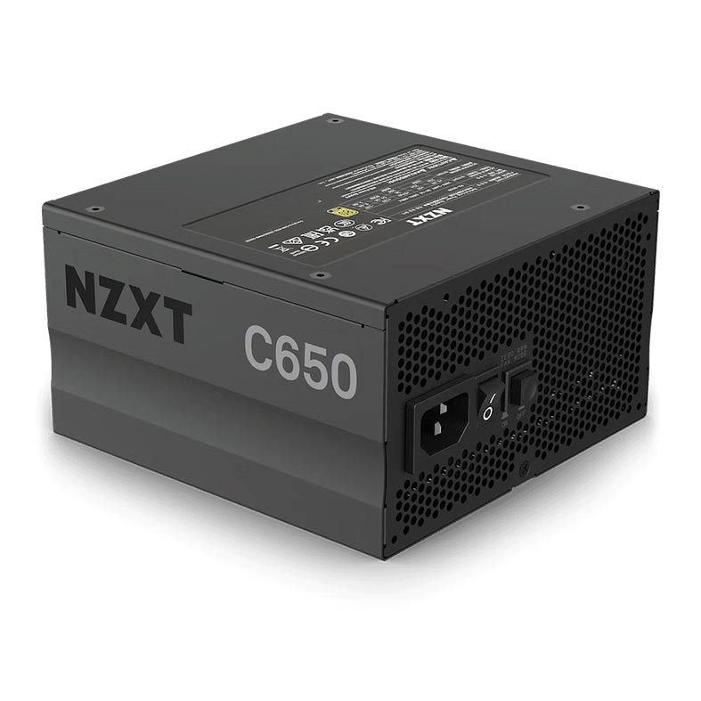 Fonte NZXT C650 Gold, 650w, Full Modular, 80 Plus Gold, Preto, PA-6G1BB-US