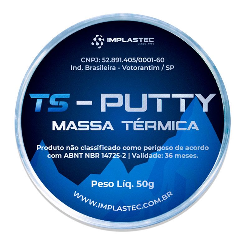 Massa Termica Implastec TS PUTTY, 50g, PATSPT0050