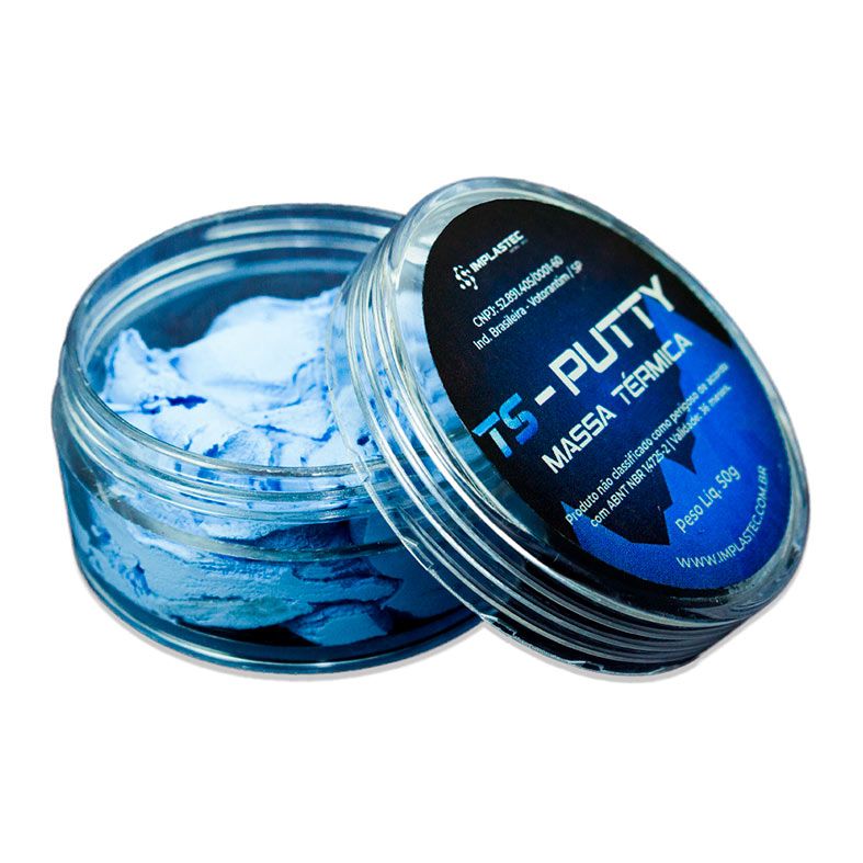 Massa Termica Implastec TS PUTTY, 50g, Edicao Limitada Black, PATSPT0050PT