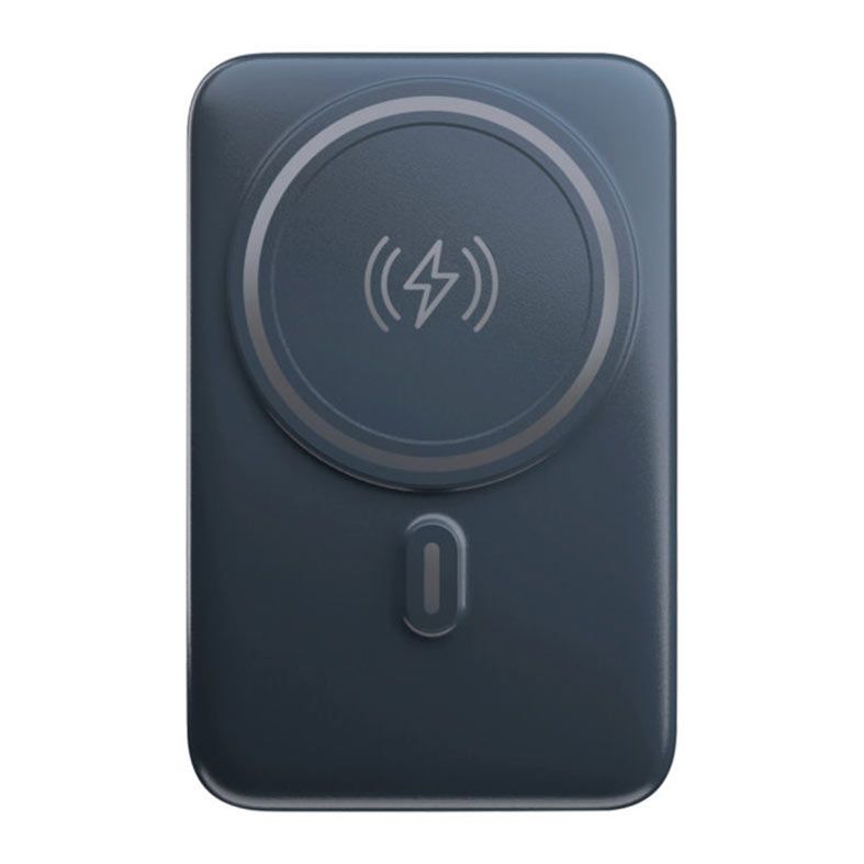Carregador Portatil Por Inducao Geonav, 10.000 mAh, USB, USB-C, USB-A, Cinza, PB10MAGSG