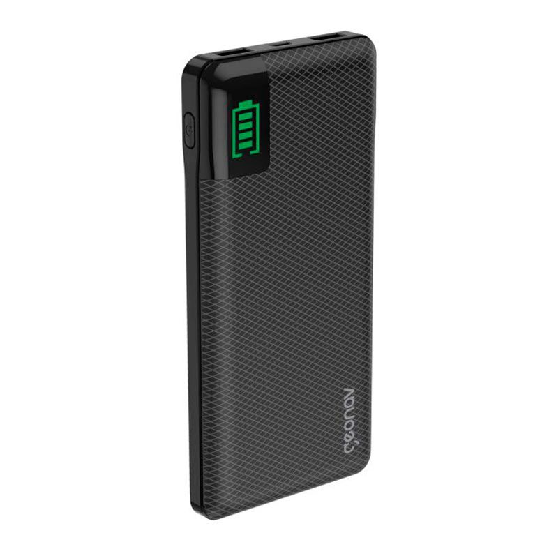 Carregador Portatil Geonav, 16000mAh, Micro USB para USB/USB-C, Preto, PB16KBK