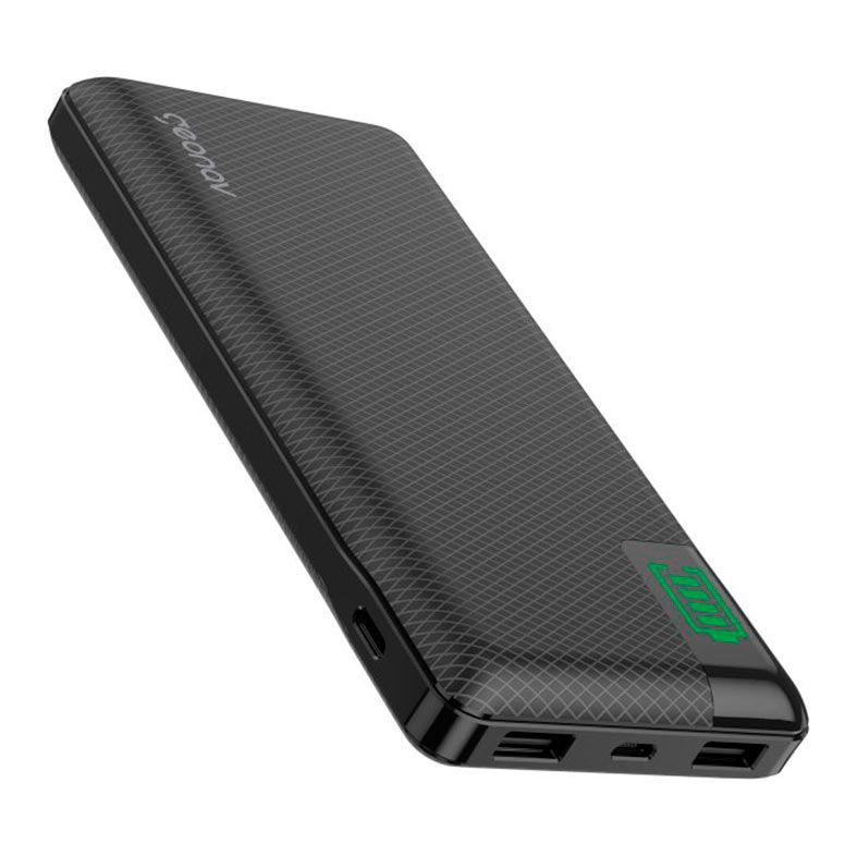 Carregador Portatil Geonav, 16000mAh, Micro USB para USB/USB-C, Preto, PB16KBK