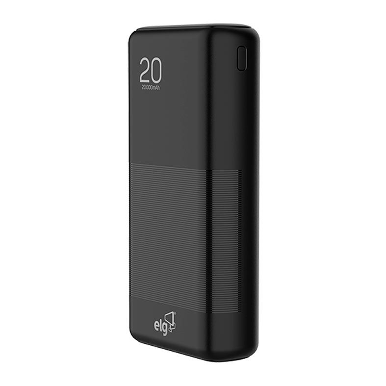 Power Bank ELG Com Micro USB 20000mAh, Preto, PB200BK