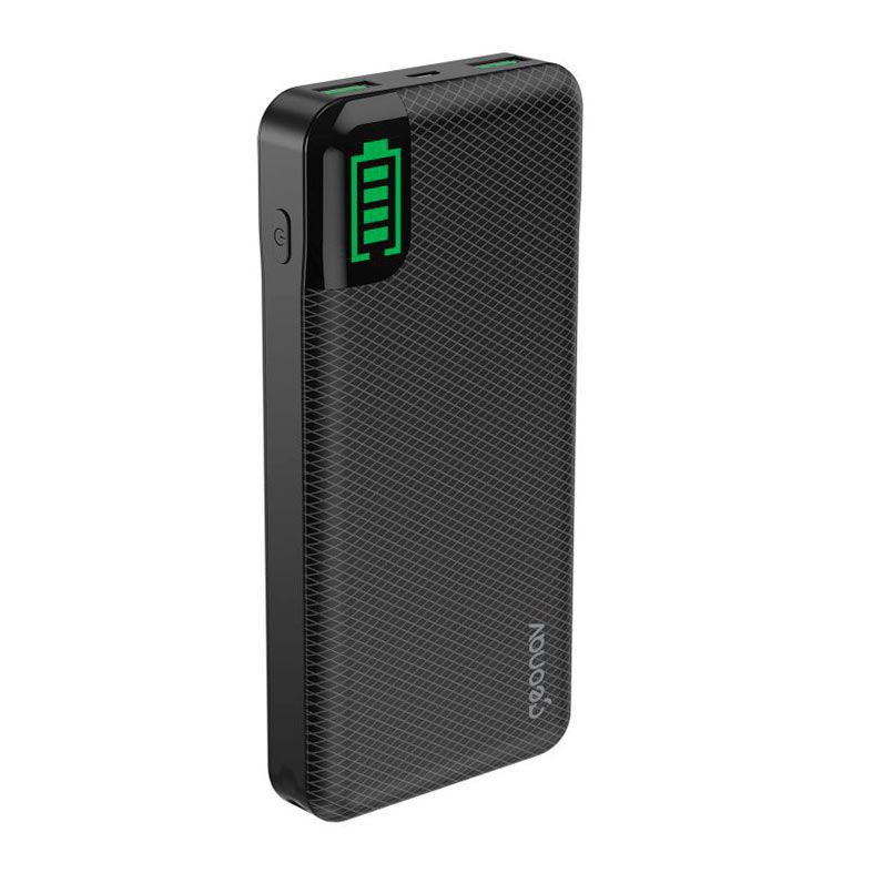 Carregador Portatil Geonav PB20K, 20000mAh, Micro USB/USB-C, Preto, PB20KBK