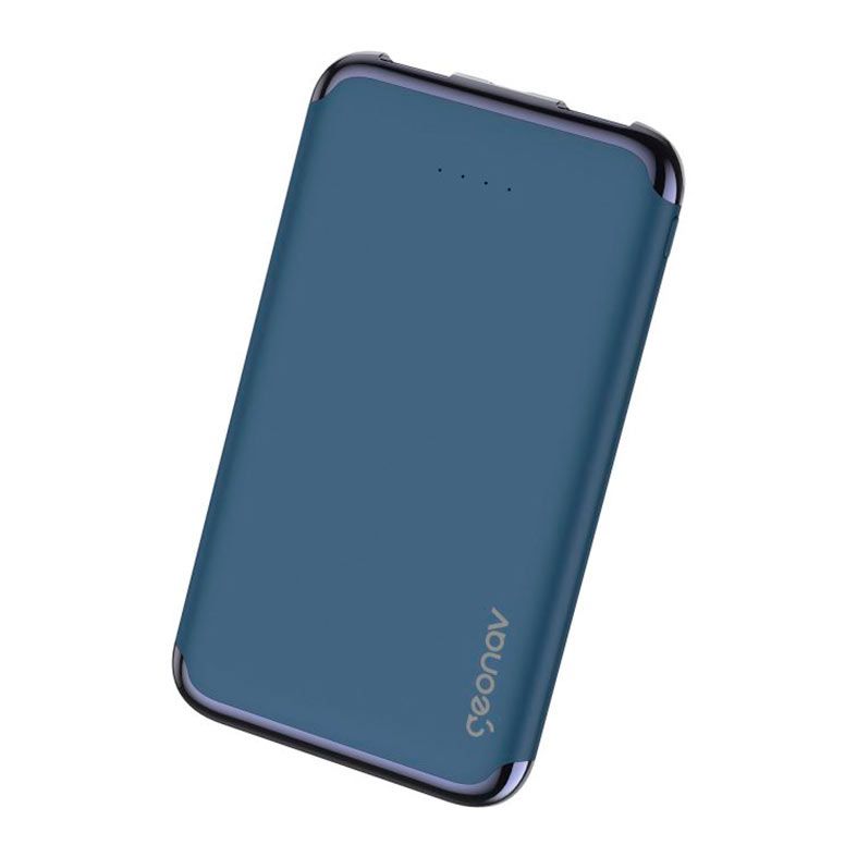 Carregador Portatil Geonav PB6K, 6000mAh, Micro USB/USB, Azul, PB6KMB