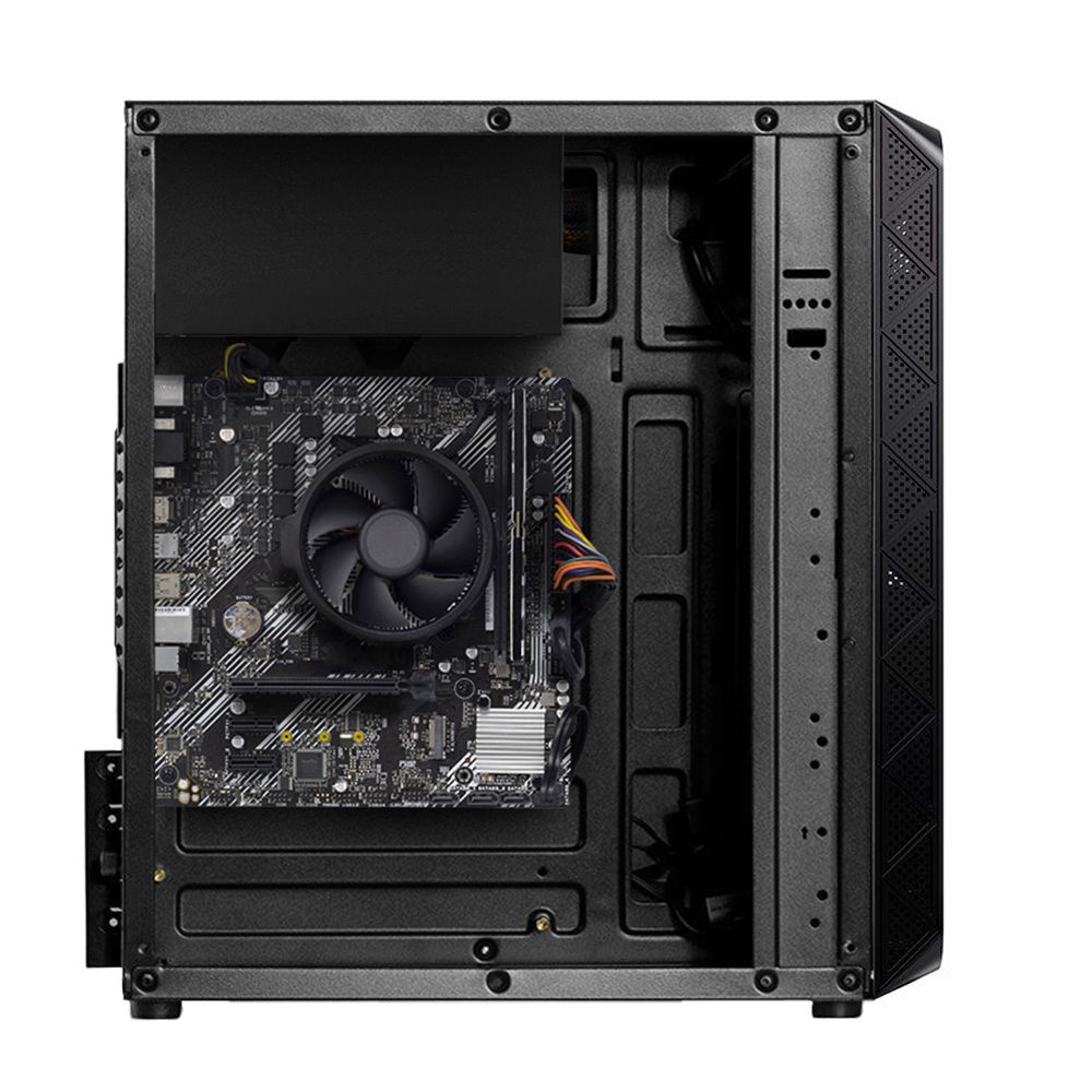 PC Completo Mancer Draco II, AMD RYZEN 3 3200G, 8GB DDR4, SSD 240GB + Cadeira Gamer + Monitor + Kit Periféricos 