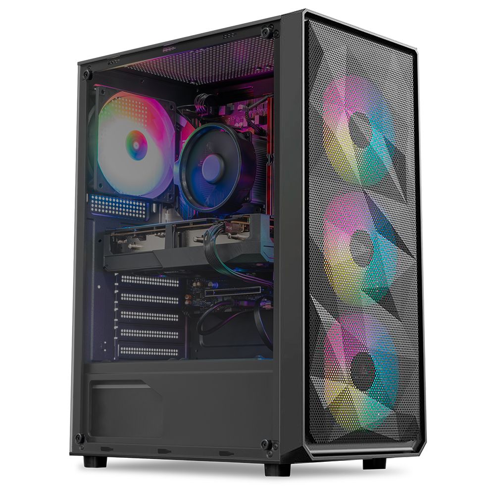 PC Gamer Pichau Megera II, Intel i5-11400F, Radeon RX 6600 8GB, 16GB DDR4, SSD M.2 480GB