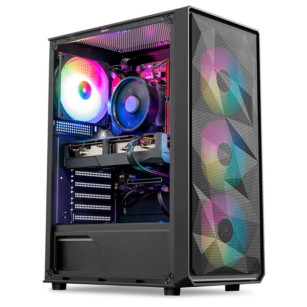 PC Gamer Pichau Megera II, Intel i5-11400F, Radeon RX 6600 8GB, 16GB DDR4, SSD M.2 480GB