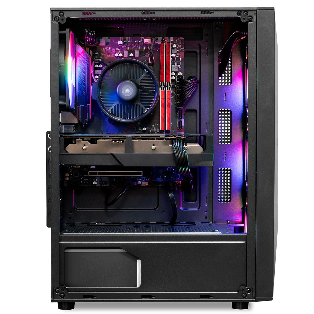 PC Gamer Pichau Megera II, Intel i5-11400F, Radeon RX 6600 8GB, 16GB DDR4, SSD M.2 480GB