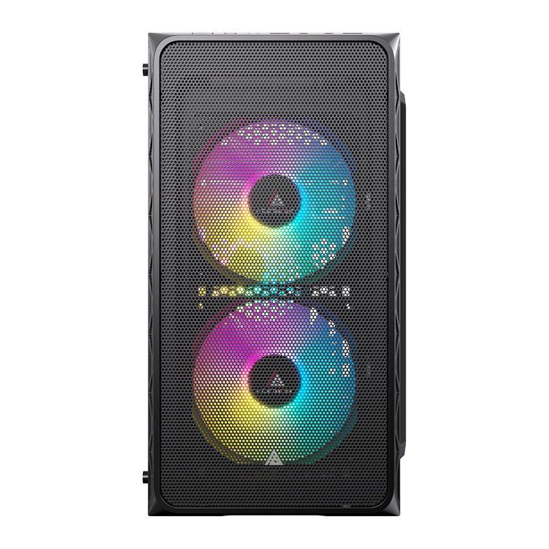 PC Completo Mancer Draco, AMD Athlon 3000G, 8GB DDR4, SSD 240GB + Cadeira Gamer + Monitor + Kit Periféricos 