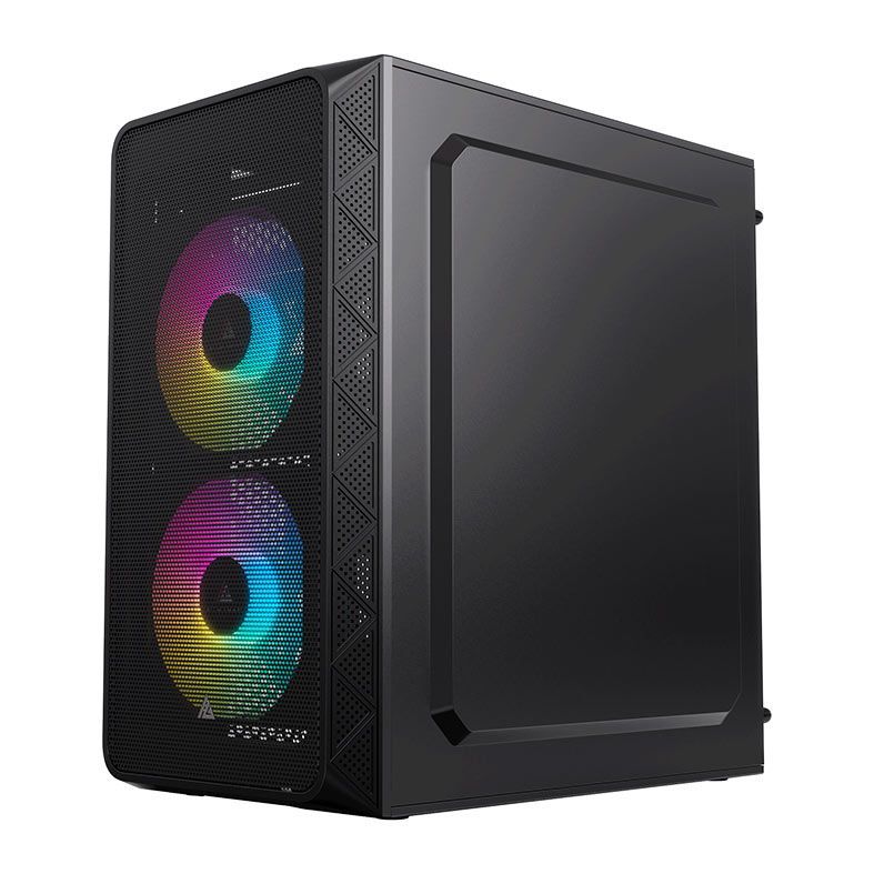 PC Completo Mancer Draco II, AMD RYZEN 3 3200G, 8GB DDR4, SSD 240GB + Cadeira Gamer + Monitor + Kit Periféricos 