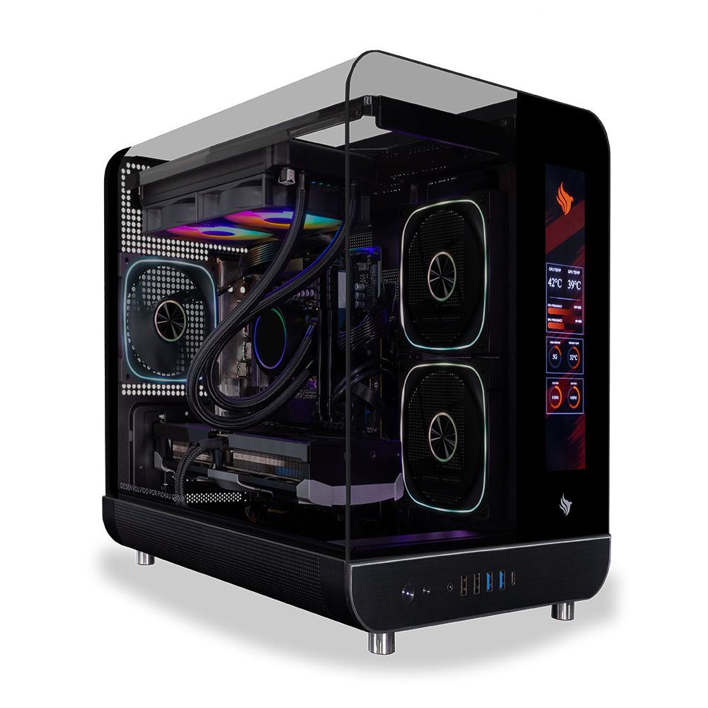 PC Gamer Pichau SIMULADOR LV2, Intel Core Ultra 7 265K, GeForce RTX 5070 12GB, 32GB DDR5, SSD M.2 1TB