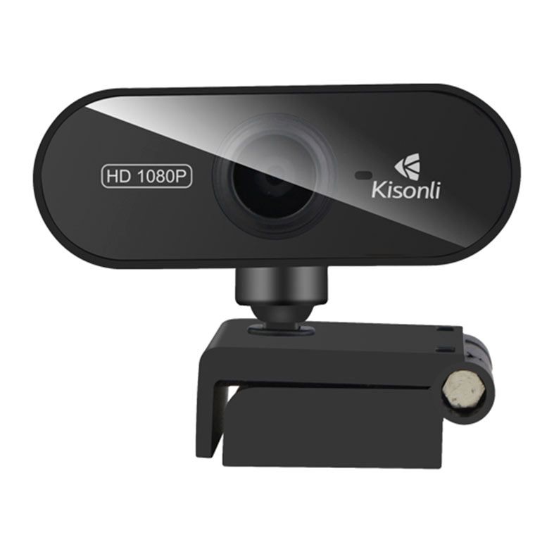 PRE VENDA - Webcam Kisonli PC6, 1080p, USB, Preta, PC6-1080