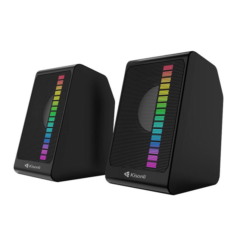 Caixa de Som Kisonli Pulsecore X13, RGB, 6W, USB, Preto, PCE-X13-BL06