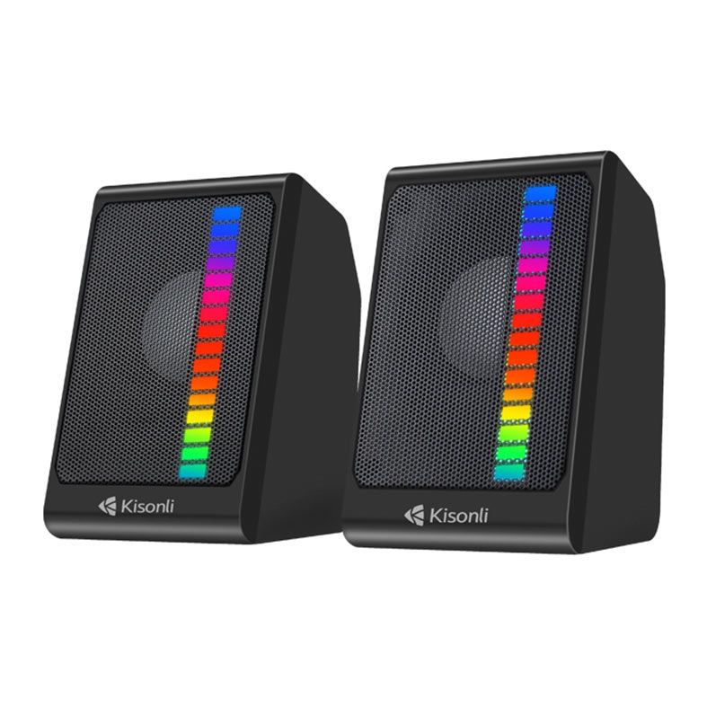 Caixa de Som Kisonli Pulsecore X13, RGB, 6W, USB, Preto, PCE-X13-BL06