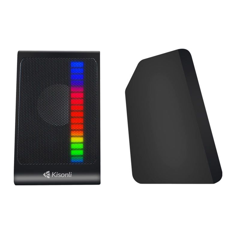 Caixa de Som Kisonli Pulsecore X13, RGB, 6W, USB, Preto, PCE-X13-BL06