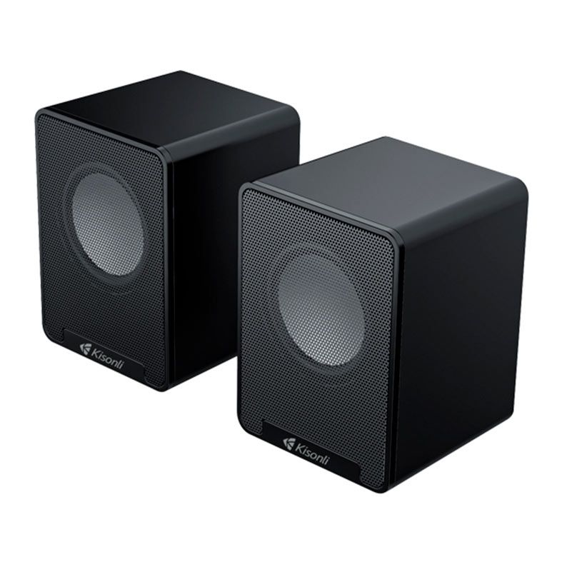 Caixa de Som Kisonli PulseForge K100, 6W, USB, Preto, PCF-K100-BL15