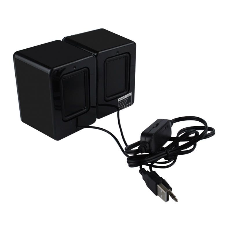 Caixa de Som Kisonli PulseForge K100, 6W, USB, Preto, PCF-K100-BL15