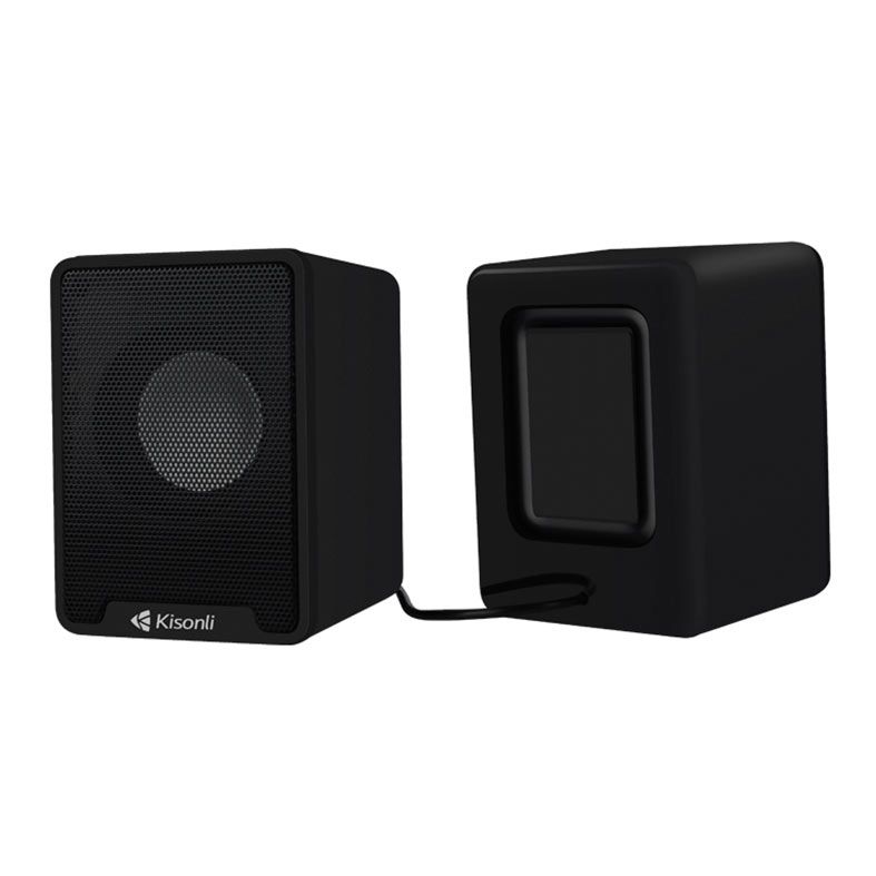 Caixa de Som Kisonli PulseForge K100, 6W, USB, Preto, PCF-K100-BL15