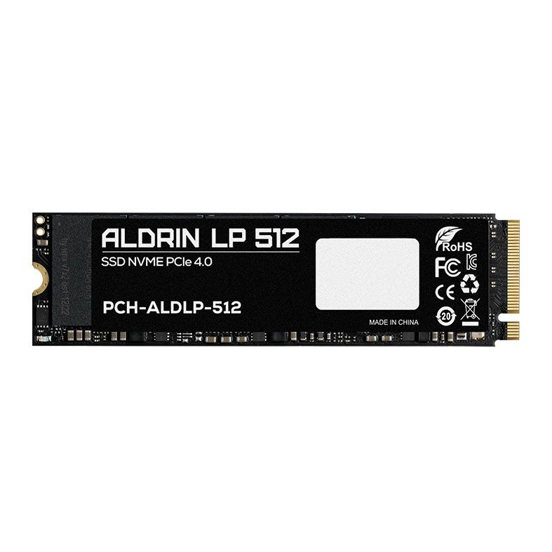 SSD Pichau Aldrin LP, 512GB, M.2 2280, PCIe NVMe, Leitura 6000MB/s, Gravacao 3000MB/s, PCH-ALDLP-512GB
