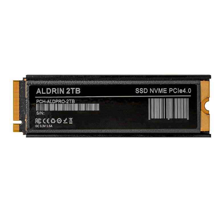 SSD Pichau Aldrin PRO, 2TB, M.2 PCIe 4.0, DRAM, Leitura 7400MB/S, Gravacao 6600MB/S, PCH-ALDPRO-2TB
