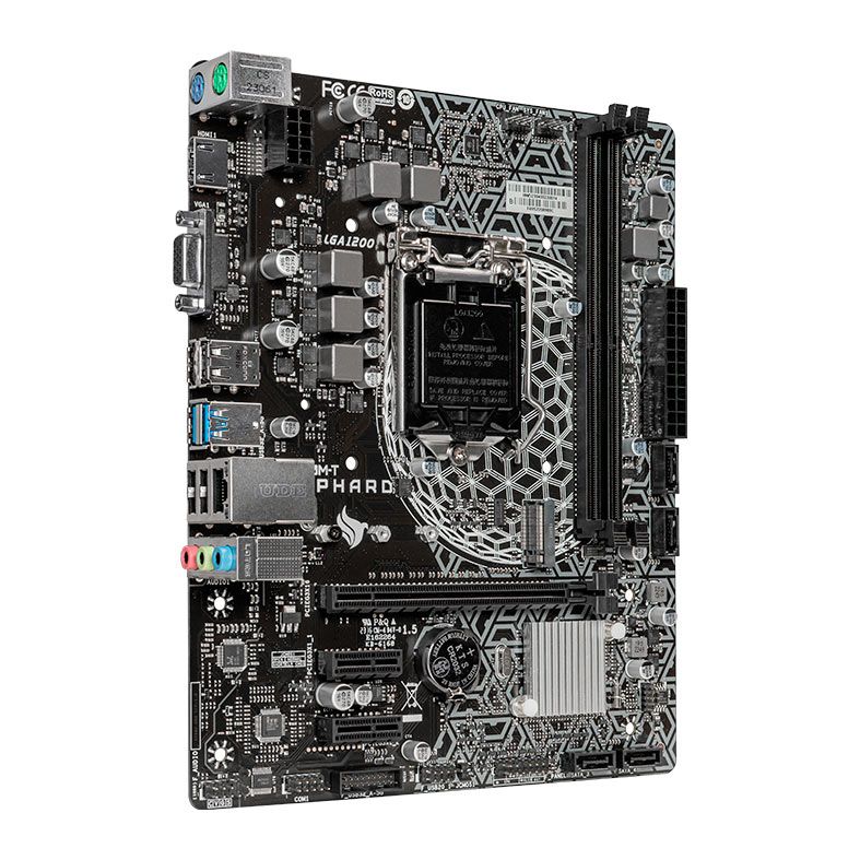 Placa Mae Pichau Alphard B560M-T, DDR4, Socket LGA1200, Chipset Intel B560, PCH-ALPDB560M-T