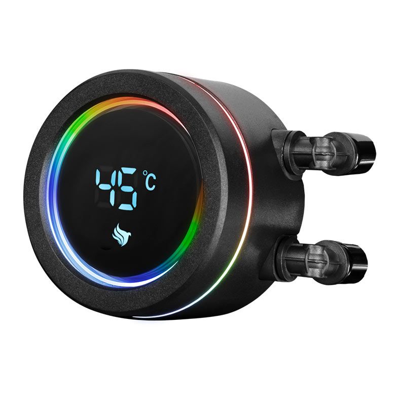 Water Cooler Pichau Aqua 240X, ARGB, 240mm, Preto, PCH-AQA240X-BK01
