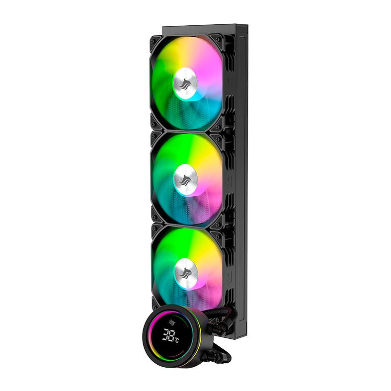 PRE VENDA - Water Cooler Pichau Aqua 360X, ARGB, 360mm, Preto, PCH-AQA360X-BK01