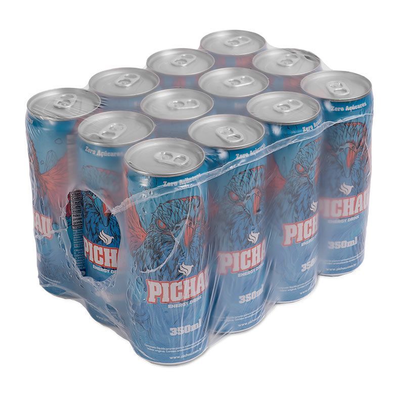 Pack Energetico Pichau Zero, 350ml, Com 12 unidades