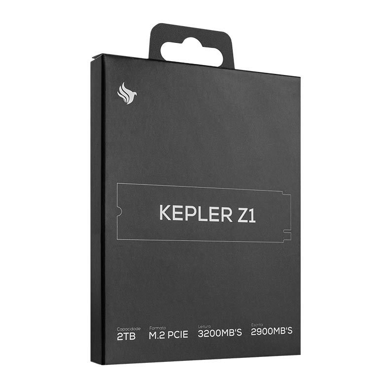 SSD Pichau Kepler Z1, 2TB, M.2, PCIe NVMe, Leitura 3200 MB/s, Gravacao 2900 MB/s, PCH-KPLZ1-2TB